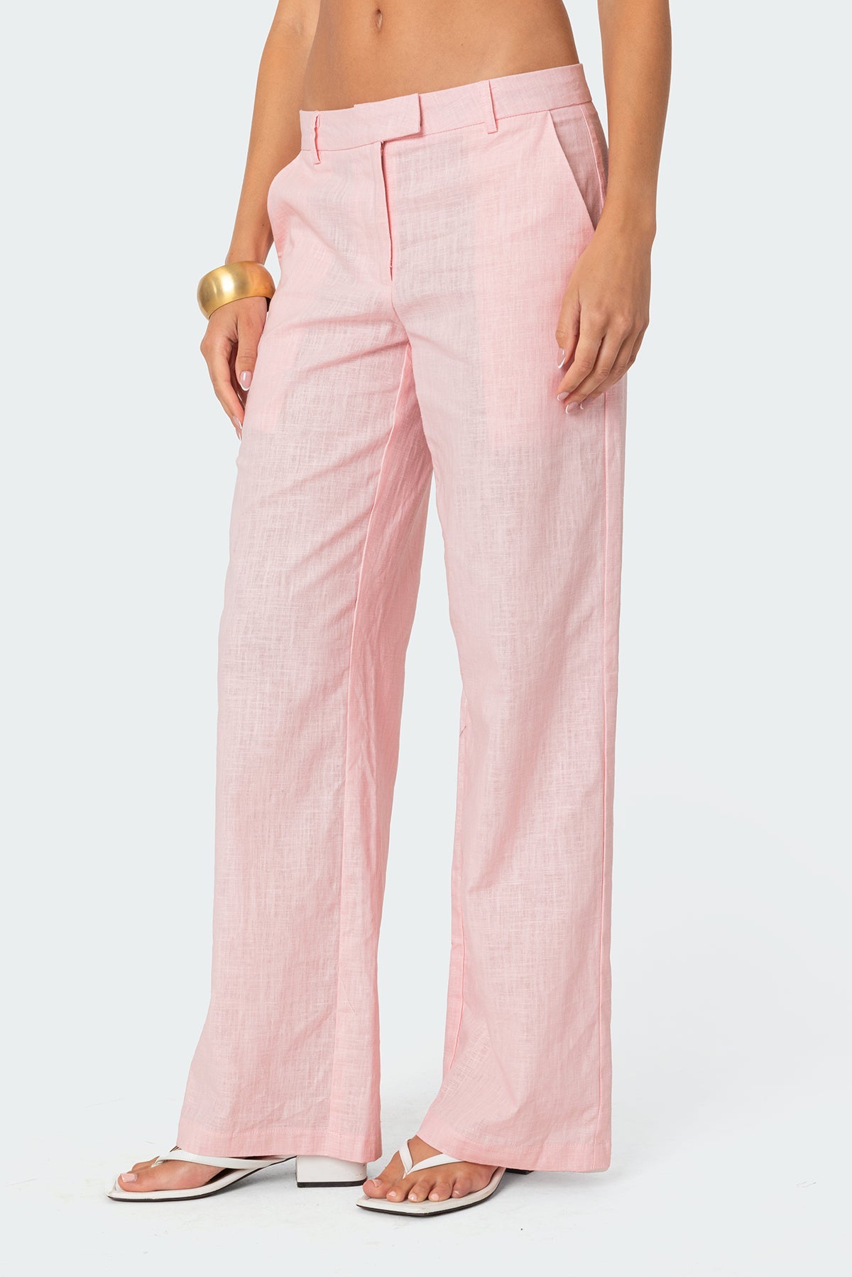 Arya Linen Look Trousers