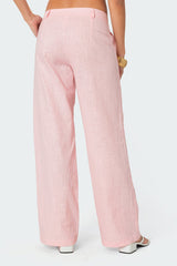 Arya Linen Look Trousers