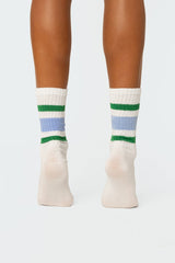 Triple Striped Socks