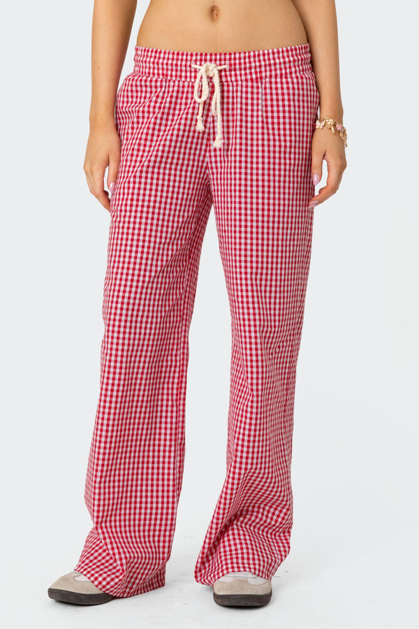 Taya Gingham Trousers