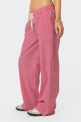 Taya Gingham Trousers