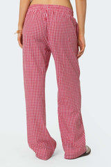 Taya Gingham Trousers