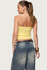 Philipa Strapless Knit Top