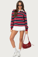 Hanna Striped Collared Shirt