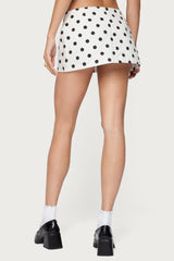 Noreen Polka Dot Mini Skort