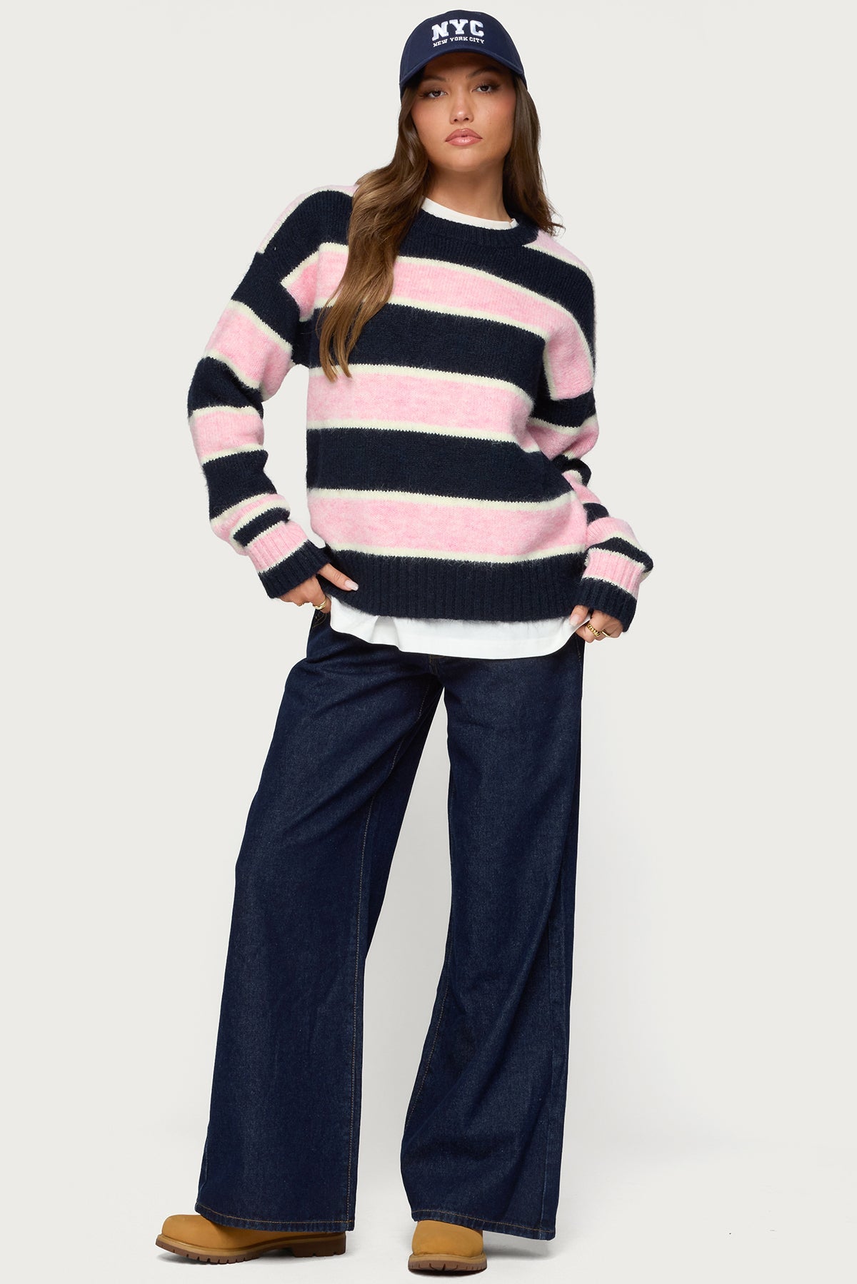 Conrad Striped Knit Sweater