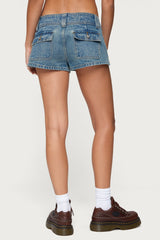 Keinan Low Rise Denim Shorts