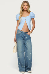 Dorothea Split Front Top