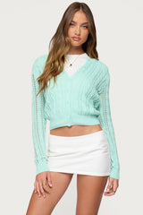 Haisley Cable Knit Cardigan
