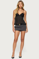 Rhian Lacey Pleated Babydoll Top