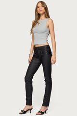 Elliana Side Slit Tank Top