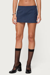 Winsley Gingham Mini Skort