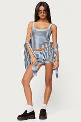 Lillian Striped Knit Tank Top