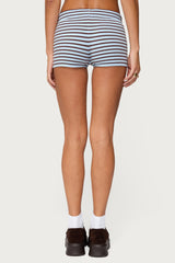 Lillian Striped Knit Shorts