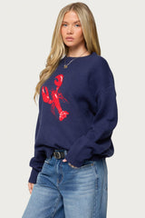 Don't Be Shellfish Knit Sweater