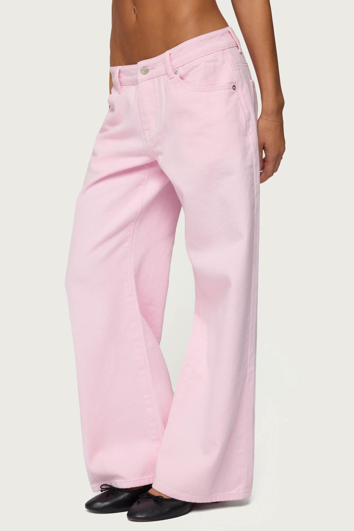 Petite Roman Low Rise Baggy Jeans