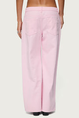 Petite Roman Low Rise Baggy Jeans