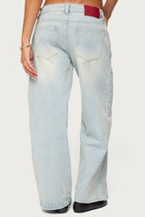 Petite Ace Low Rise Baggy Jeans