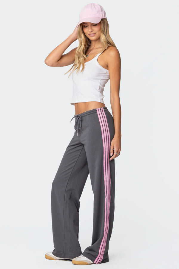 Averie Contrast Striped Joggers view 1