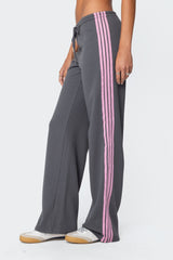 Averie Contrast Striped Joggers
