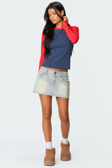 Tommi Raglan Long Sleeve T Shirt