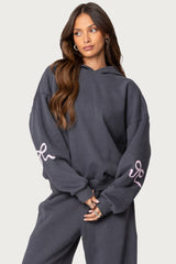 Bonney Bow Detail Hoodie