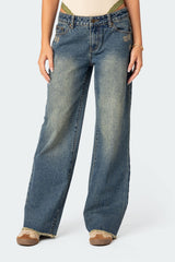 Doll House Washed Low Rise Baggy Jeans