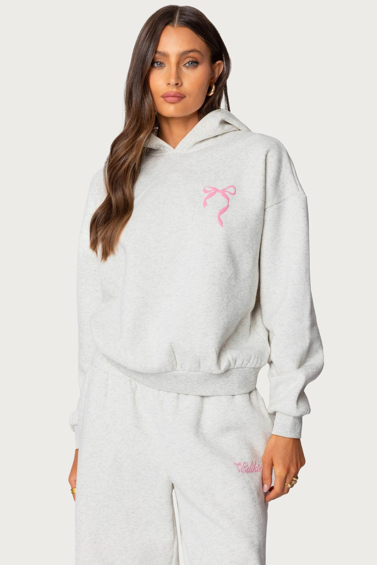 Sasha Bow Detail Hoodie