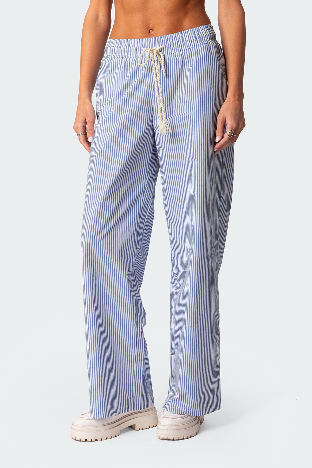 Pinstripe Trousers