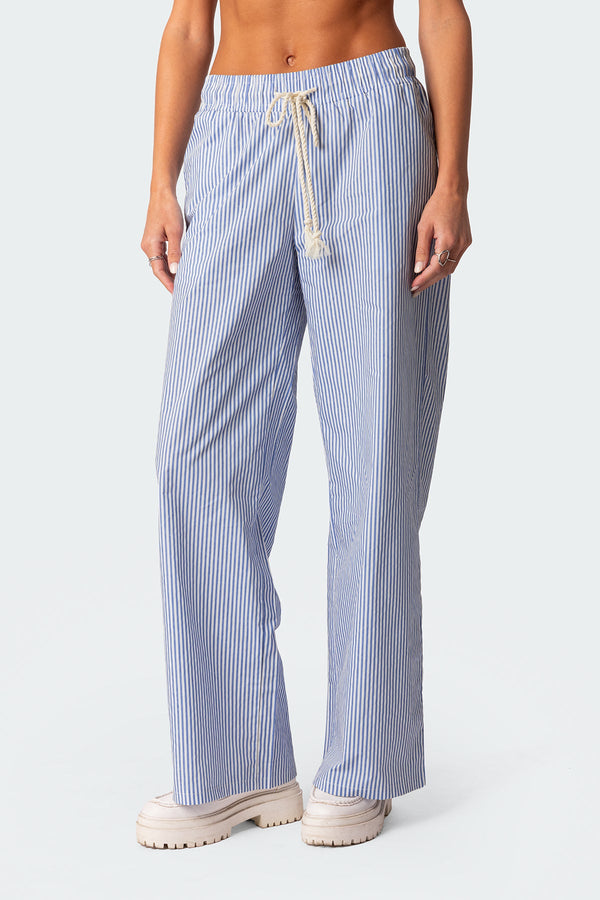Pinstripe Trousers