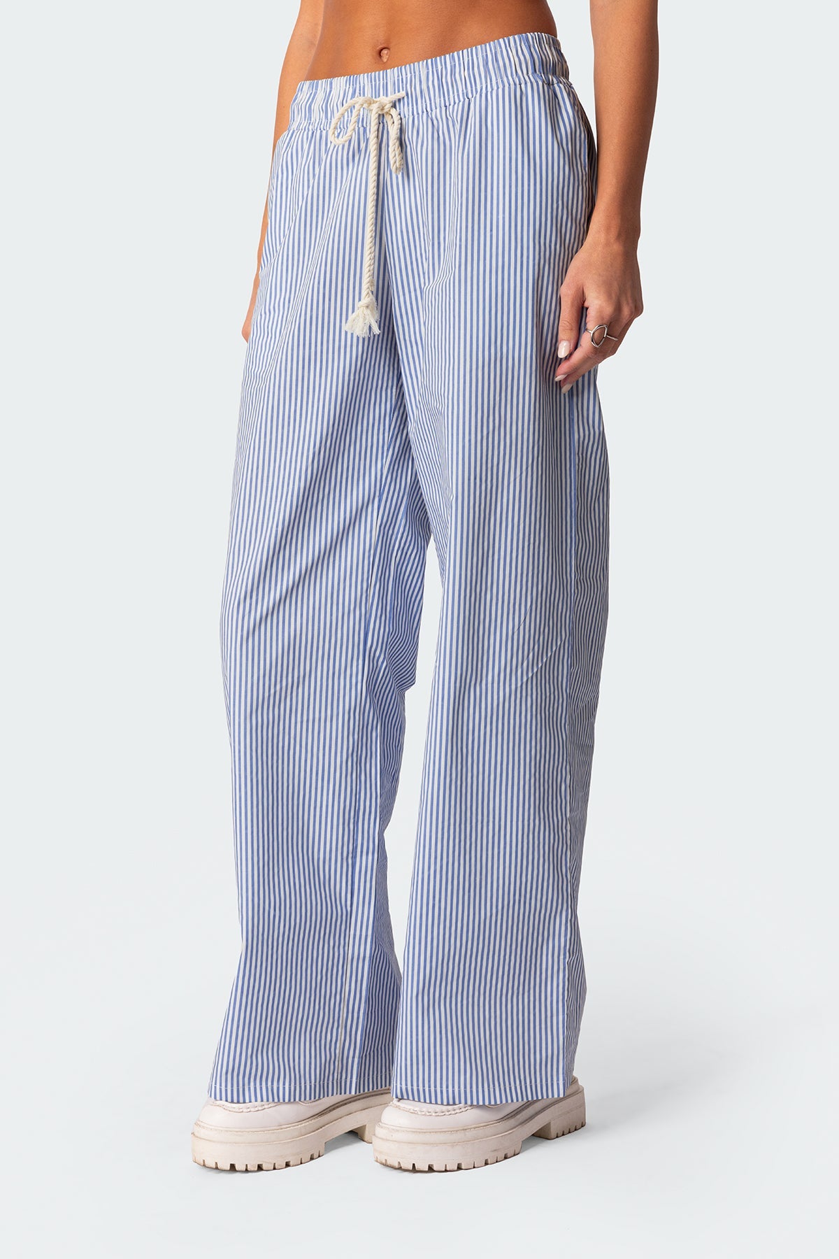 Pinstripe Trousers