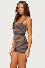 Lillian Striped Knit Tank Top
