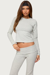 Kaeli Stripey Long Sleeve T Shirt