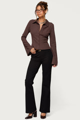 Metiza Flared Trousers