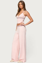 Miya Stripey Knit Trousers