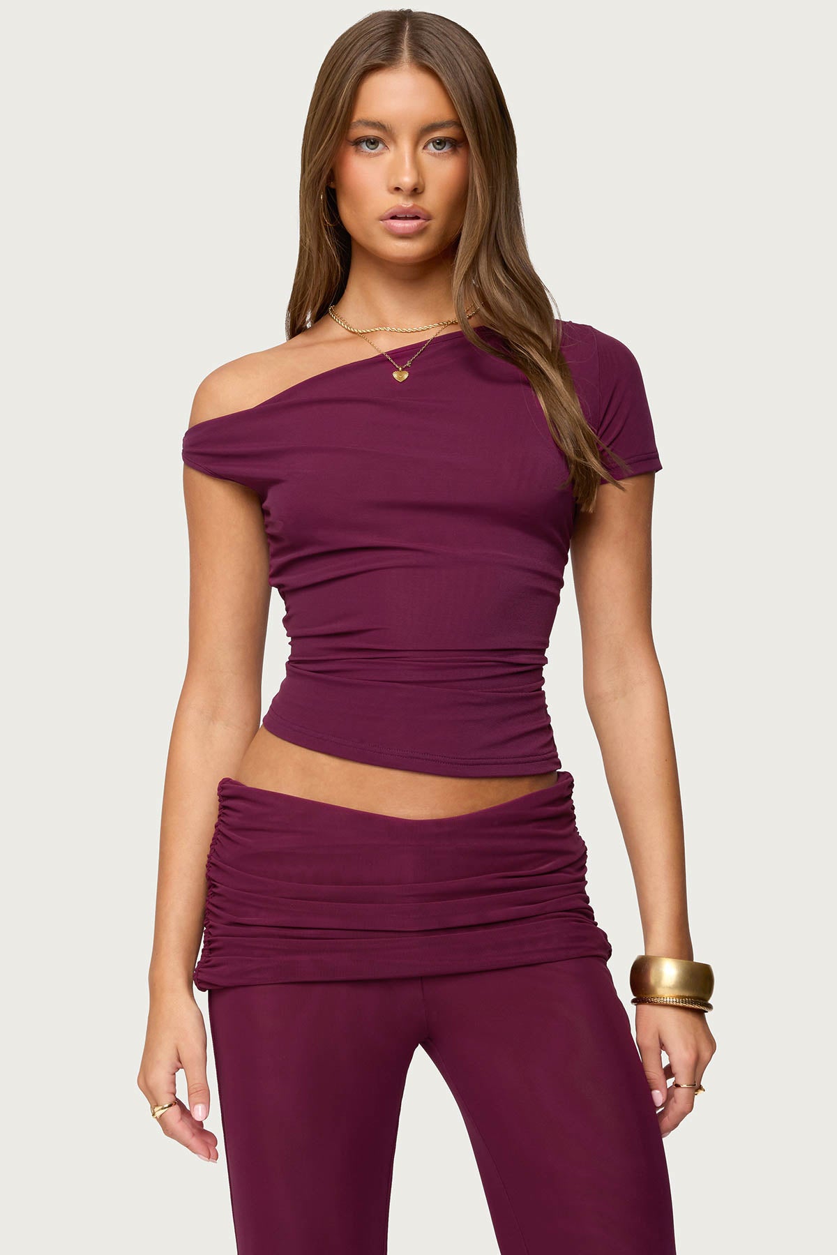 Halli Twisted Off Shoulder Top