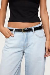 Goldey Faux Leather Belt