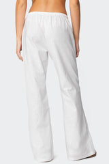 Alexa Linen Blend Trousers