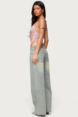 Elenie Fringed Cowl Neck Top