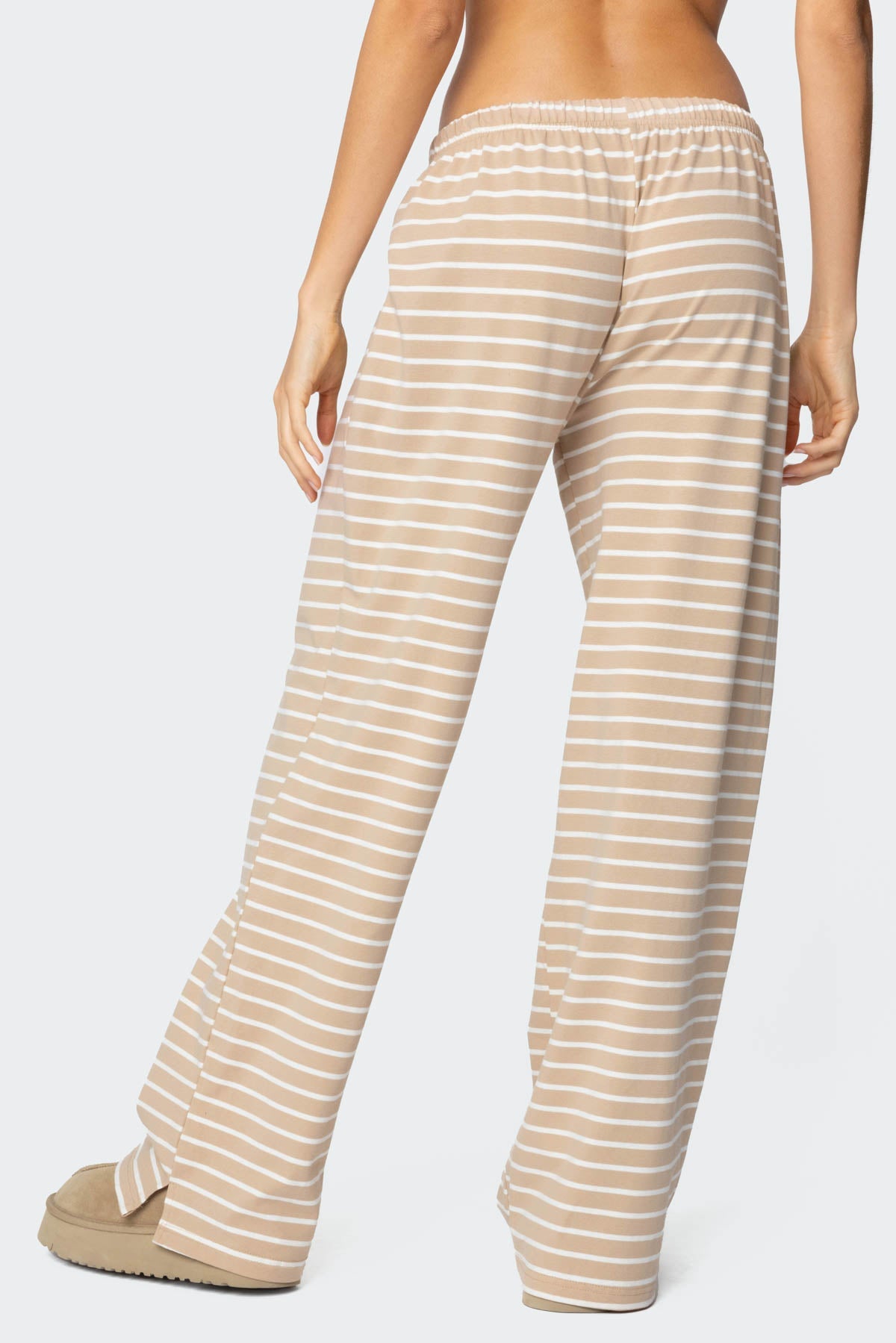 Jona Stripey Slit Trousers