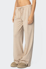 Jona Stripey Slit Trousers