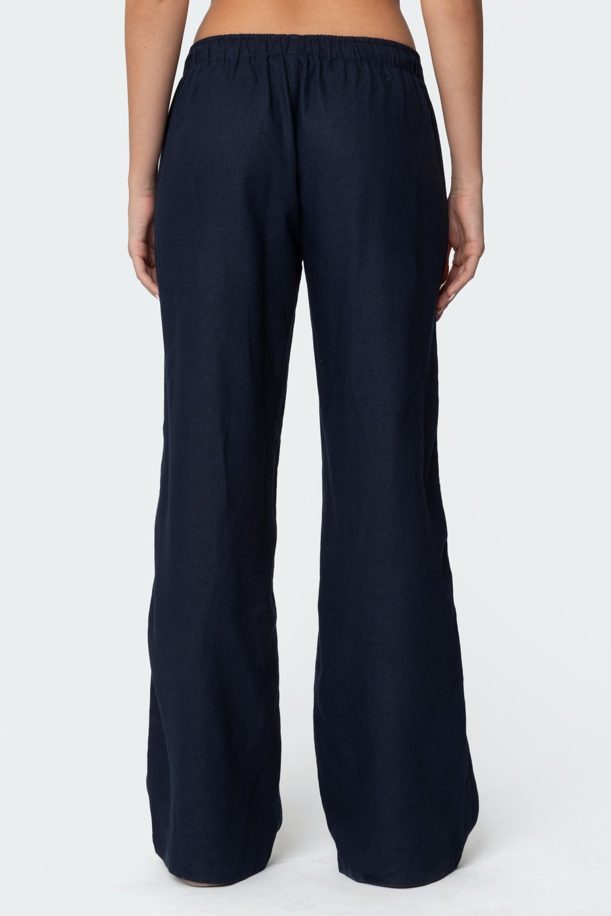 Yasmine Linen Look Trousers