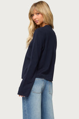 Jenie Split Front Knit Cardigan