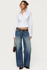 Laurna Tailored Button Up Shirt