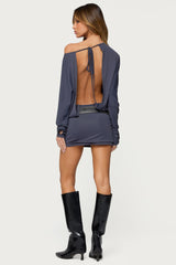 Venice Open Back Mini Dress