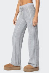 Kasey Cable Knit Trousers