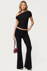 Halli Twisted Off Shoulder Top