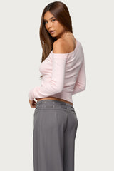 Mayson Off Shoulder Knit Top