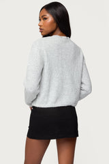 Vickie Ribbon Knit Cardigan