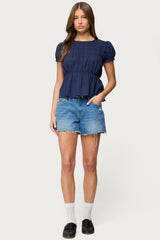 Maricella Gathered Tiered Top